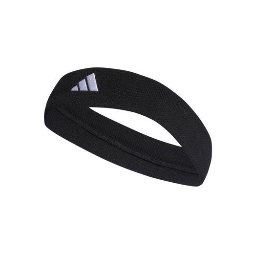 adidas headband (moisture-absorbing, embroidered logo) black children - 1 piece